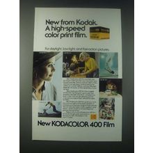 1977 Kodak Kodacolor 400 Film Ad - A High-Speed Color Print Film