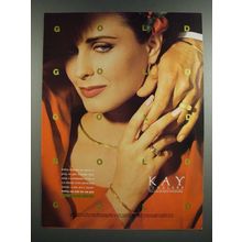 1986 Kay Jewelers Ad - Gold