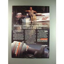 1986 Mariner Outboard Motor Ad - Pushing to Limits