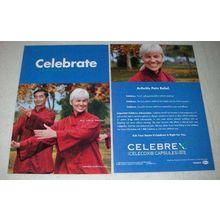 2001 Pfizer Celebrex 2-page Ad - Celebrate