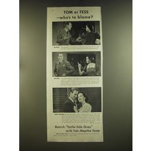1939 Fels-Naptha Soap Ad - Tom or Tess - who's to blame?