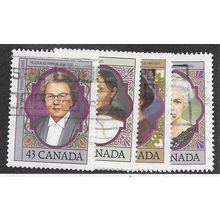 CAN 1992 (SET) 'PROMINENT CANADIAN WOMEN' (4v) FINE USED (EBID71-219)