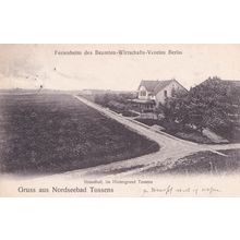 Strandhof Tossens German Old Berlin Postcard