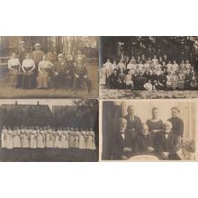 German Groups Of People incl Beauty Parade 4x Old Postcard s