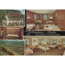 Hirschen Stube Bucholz Schwarzwald Waldkirch German Postcard