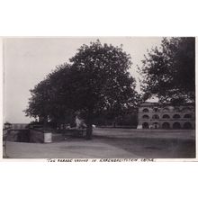 Parade Ground At Ehrenbreitstein Castle German Real Photo Postcard