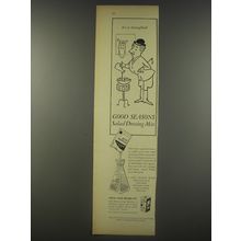 1956 Good Seasons Salad Dressing Mix Ad - It's so thoroughbred