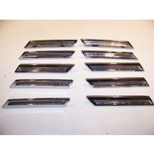 1968 CHRYSLER 300 FENDER LOUVERS TRIM OEM #2785664 2785665 COMPLETE SET (10)