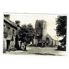Denbighshire postcard The Church Chirk