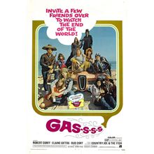 Gas-s-s-s (1971)_0 Movie Film Poster Canvas iconic design