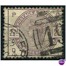 1883 SG190 2 1/2d Lilac Fine Used Check Letters "DP"