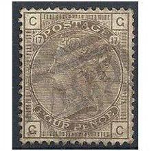 1880 SG160 4d Grey-Brown Plate 17 Good Used "GC".. .