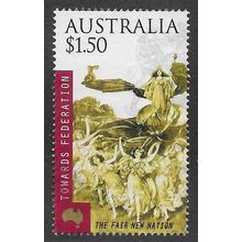 AUS 2000 $1.50 ' CENTENARY OF COMMONWEALTH OF AUSTRALIA' FINE USED (EBID68-341)