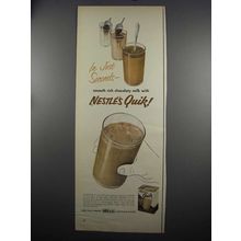 1952 Nestle's Quik Ad - In Just Seconds