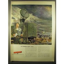 1955 Western Electric Ad - Jet Bombers Won't Wait