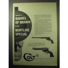 1958 Colt Ad - Buntline Special; Single Action Army