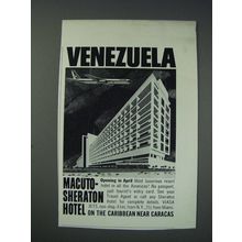 1963 Macuto-Sheraton Hotel Ad - Venezuela