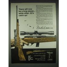 1970 Weatherby Mark XXII Deluxe Rifle Ad - A Long Pause