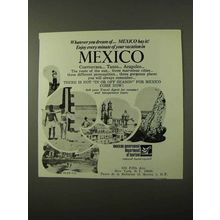 1971 Mexico Tourism Ad - Whatever You Dream Of