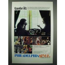1981 Philadelphia Tourism Ad - Taste It