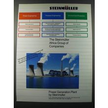 1986 Steinmuller Power Generation Plant Ad - Steinmuller