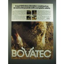 1986 Roche Bovatec Ad - In Just 100 Days, an Extra 44 Pounds