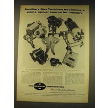 1960 Garrett AiResearch Gas Turbine Engines Ad - Auxiliary gas turbines