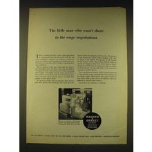 1960 Warner & Swasey Ad - The little man who wasn't there in the negotiations