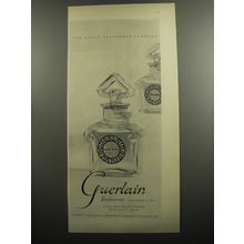 1952 Guerlain L'Heure Bleue and Mitsouko Perfume Ad - The great fragrance