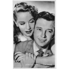 Dorothy Patrick Tom Drake Rare Kwatta Belgium Postcard Size Film Photo