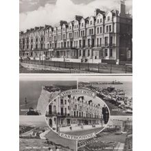 York House Hotel Eastbourne 2x Vintage Real Photo Postcard