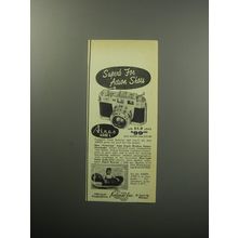 1957 Aires 35III-L Camera Ad - Superb for action shots