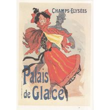 Palais De Clace Champs Elysees French Ice Skating Theatre Postcard