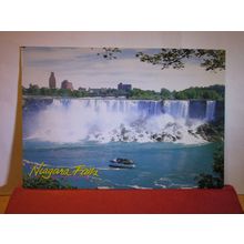 MAID OF THE MIST BOAT, NIAGARA FALLS, ONTARIO, CANADA used postcard 17 x 12 cm #