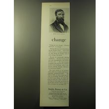 1960 Smith, Barney & Co. Ad - Henry David Thoreau Change
