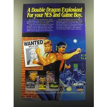 1992 Acclaim Video Games Advertisement - Double Dragon II and Double Dragon III