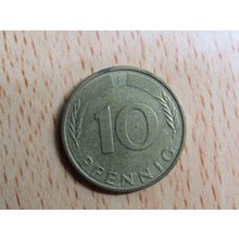 1994f 10 Pfennig Germany Coin