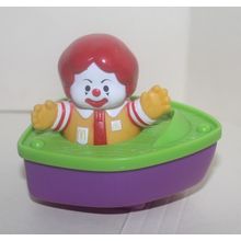 1996 McDonalds Fisher Price Under 3 Toy Ronald in Boat
