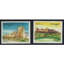 Portugal Castles 3rd series 2v 1986 MNH SG#2054-2055