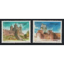 Portugal Castles 1st series 2v 1986 MNH SG#2037-2038 MI#1680-1681