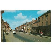Southwold, High Street And Crown Hotel, Suffolk, Postcard.