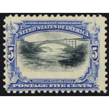 297, MNH 5¢ With a HUGE Vignette Color Shift Error * Stuart Katz