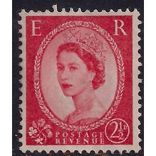 GB 1959 QE2 2 1/2d Red Wilding type 2 Wmk 179 SG 574 ( G1435 )