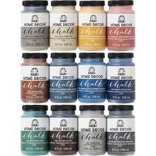 Folkart Home Decor Ultra Matte Chalk Finish Acrylic Craft Paint Set Formulated f