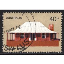 AUSTRALIA 1972: PIONEER LIFE - 40c SHELTER USED (G1)