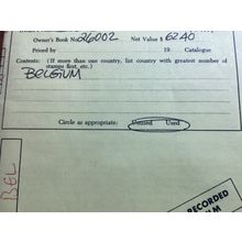 ICOLLECTZONE BOX LOTS & COLLECTIONS- Belgium APS Sales Book 1991 CV (A000-29)