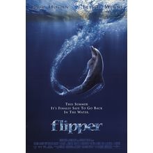 Flipper (1996)_1 Movie Film Poster Canvas iconic design