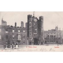 EC795 LONDON - ST JAMES PALACE . PRINTED POSTCARD
