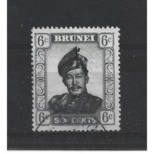 Brunei.SG104 6c Sultan Omar Ali Saifuddin.Fine Used.Aug25x