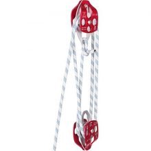 Twin Sheave Block and Tackle 1/2" x 200Ft Twin Sheave Block with Braid Rope ...